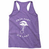 drop fast die last back Racerback Tank