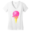octopus icecream Women's V-Neck T-Shirt