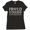 proud autism husband Ladies Fitted T-Shirt