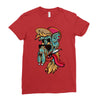 old skul dude Ladies Fitted T-Shirt