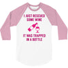 rescued some wine 3/4 Sleeve Shirt