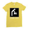 game over baby Ladies Fitted T-Shirt
