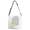 fart ghost Adjustable Strap Totes