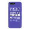 Born In February iPhone 7 Plus Case