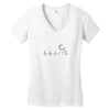 hunting heartbeat Women's V-Neck T-Shirt