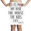 its all messy  my hair the house the kid life Pencil Skirts