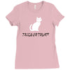 trick or treat Ladies Fitted T-Shirt