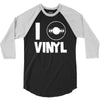 i love vinyl 3/4 Sleeve Shirt