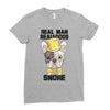 snoring gentleman Ladies Fitted T-Shirt