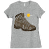 adventure boot Ladies Fitted T-Shirt