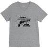 guns don't kill people, i kill people t shirt V-Neck Tee