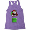 santa jumps Racerback Tank