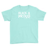 black and proud Youth Tee