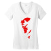 superhero cool Women's V-Neck T-Shirt