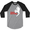 thai box boxe thailandese combattimento sport 3/4 Sleeve Shirt