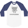 pitbull american pit bull spiked dog collar 3/4 Sleeve Shirt