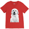pocket puppy V-Neck Tee