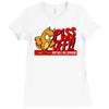 gildan funny  irritable owl syndrome, ideal gift, birthday present Ladies Fitted T-Shirt