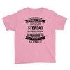 Super Cool Stepdad Of A Freaking Awesome Granddaughter Youth Tee