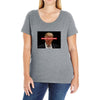 Not Today Satan Ladies Curvy T-Shirt