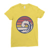 sea wawe Ladies Fitted T-Shirt