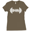no pain no tacos Ladies Fitted T-Shirt