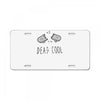 skateboard License Plate
