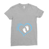 Custom baby boy name maternity design Ladies Fitted T-Shirt