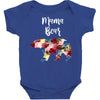 mama bear floral Baby Bodysuit