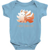 i give zero fox Baby Bodysuit