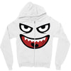monstre visage Zipper Hoodie