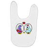 eggplant wizard and king hippo Baby Bibs