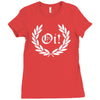oi laurel punk rock Ladies Fitted T-Shirt