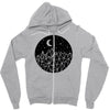 geometric sky Zipper Hoodie