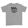 shh my hangover t shirt funny beer college drunk Youth Tee