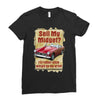 sell midget ideal birthday gift or present Ladies Fitted T-Shirt