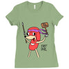 Ugandan Knuckles Ladies Fitted T-Shirt