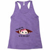 July Peeking Out Baby Girl Racerback Tank