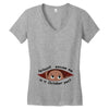 October Peeking Out Baby Boy Women's V-Neck T-Shirt