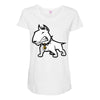 bulldog Maternity Scoop Neck T-shirt