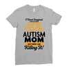 I Never Imagined I Would Be A Super Cool Autism Mom But Here I Am Kill Ladies Fitted T-Shirt