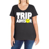 funny trip advisor, ideal gift, birthday present Ladies Curvy T-Shirt