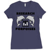 research porpoises Ladies Fitted T-Shirt