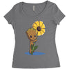 green thumb Women's Triblend Scoop T-shirt