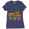 camp fire swamp Ladies Fitted T-Shirt