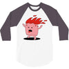 marshmallow prend feu 3/4 Sleeve Shirt
