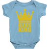 black king Baby Bodysuit