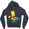 skate bart Zipper Hoodie