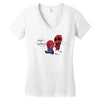 unicorn spidey Women's V-Neck T-Shirt
