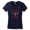 turn that frown upside down Women's V-Neck T-Shirt